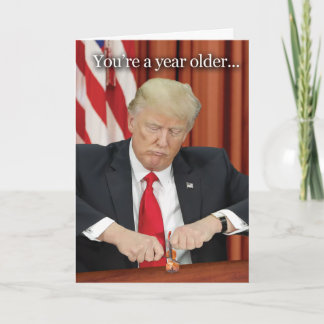 Trump Viool Verjaardag Humor Kaart