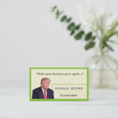 Trump Visitekaartje (Staand voorkant)