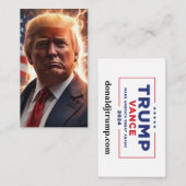 Trump Visitekaartje (Voorkant / Achterkant)