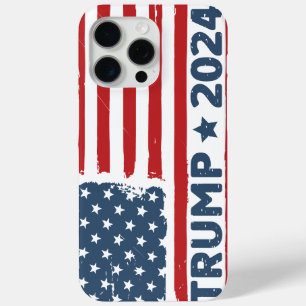 Trump vlag Amerika iPhone 15 Pro Max Hoesje