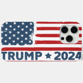 Trump vlag Amerika Case-Mate iPhone Case (Achterkant (horizontaal))