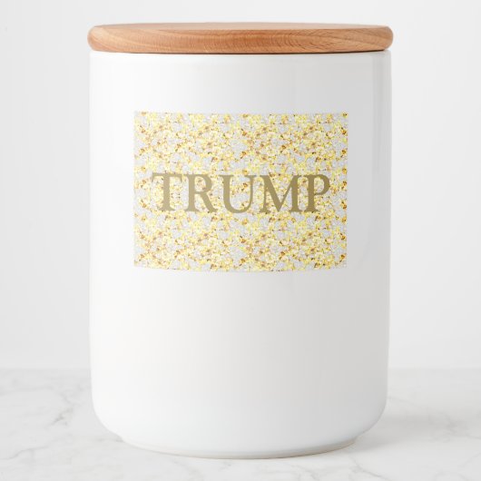 TRUMP VOEDSELCONTAINER ETIKET (Voorkant)