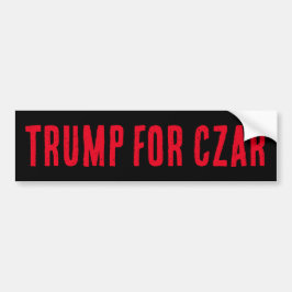 TRUMP VOOR CZAR BUMPERSTICKER