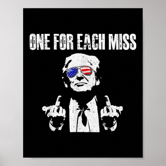 Trump voor elke Miss Poster (Voorkant)