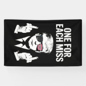 Trump voor elke Miss Spandoek (Horizontaal)