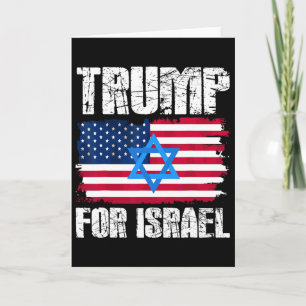 Trump Voor Israël Republikeinse Joodse Joden Donal Kaart