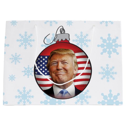 Trump voor Kerstmis Large Cadeauzakje (Voorkant)
