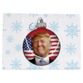 Trump voor Kerstmis Large Cadeauzakje (Achterkant)