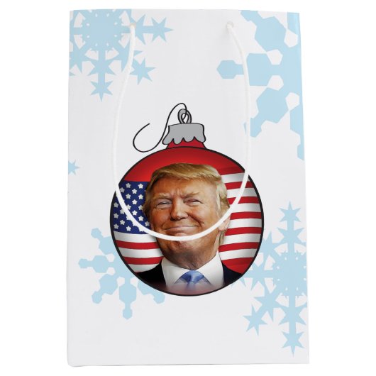 Trump voor Kerstmis Medium Cadeauzakje (Voorkant)