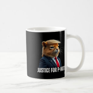 Trump voor P-nut The Squirrel Justice voor Peanut Koffiemok