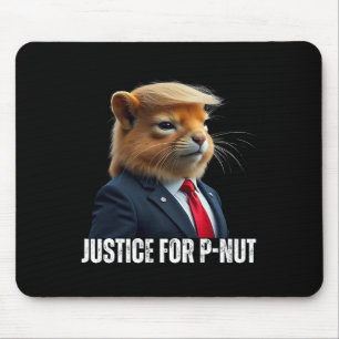 Trump voor P-nut The Squirrel Justice voor Peanut Muismat
