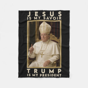 Trump Voor Paus T Shirt President Trump Tees 2025  Fleece Deken