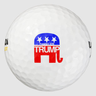 Trump voor President 2016 olifant Golfballen