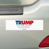 Trump voor President 2024 Bumpersticker (Op auto)