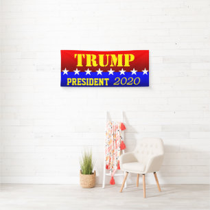 TRUMP voor PRESIDENT Spandoek