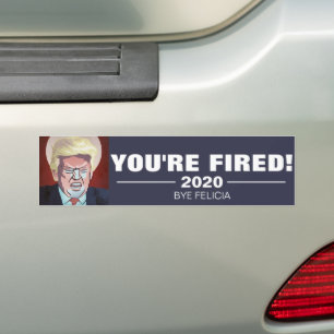 Trump Vous êtes Fired Bumper Sticker (A)