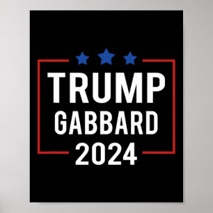 Trump VP Gabbard 2024 Verkiezingen Poster