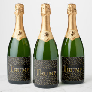 TRUMP VS  GOUD  SPARKLING WIJNETIKET