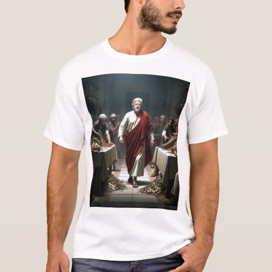 Trump vs the Money Changers T-Shirt (Devant)