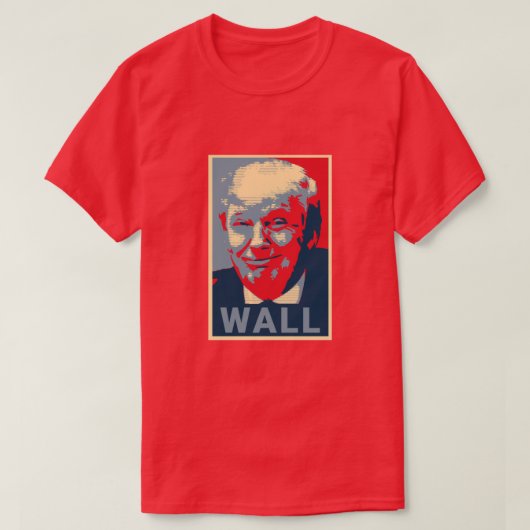 Trump Wall 2016 T-shirt (Design voorkant)