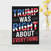 Trump Was Right About Everything  Kaart (Gele Bloem)