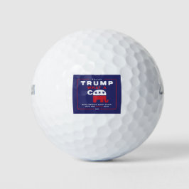 Trump. Wat een C*** - Anti-Trump campagne poster - Golfballen