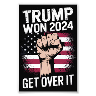 Trump We Won Wint Inauguratie 47 US President  Foto Afdruk