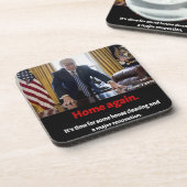 TRUMP.....WEER THUIS.............................. BIER ONDERZETTER (Linkerzijde)