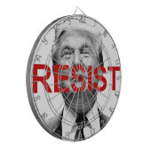 Trump weerstaan dartbord (Voorkant Links)