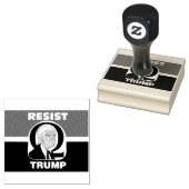 Trump weerstaan 	rubberstempel (Gestempeld)