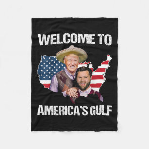 Trump welkom in de Golf Trump Vance Broer Fleece Deken