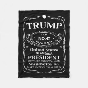 Trump Whiskey Fleece Deken