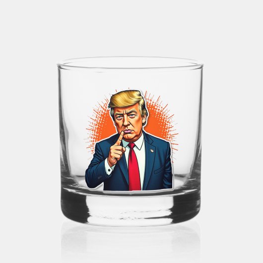 Trump Whisky Glas (Voorkant)