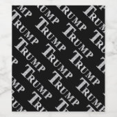 TRUMP WIJN ETIKET (Enkel label)