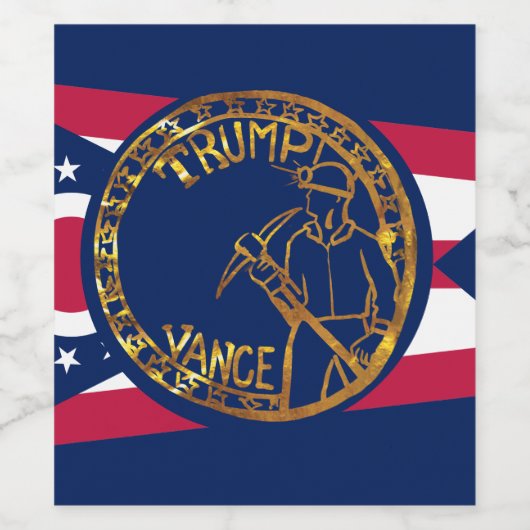 TRUMP WIJN ETIKET (Enkel label)