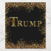 TRUMP WIJN ETIKET (Enkel label)