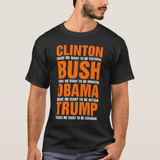 Trump wil graag Canadees zijn T-shirt