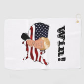 TRUMP Win! Golfhanddoek (Horizontaal)