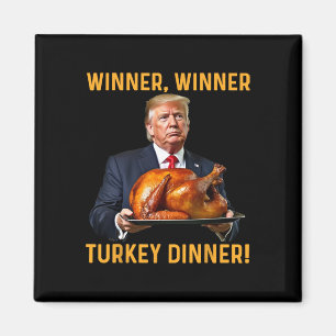 Trump Winnaar Winnaar Turkije Diner Thanksgiving H Magneet