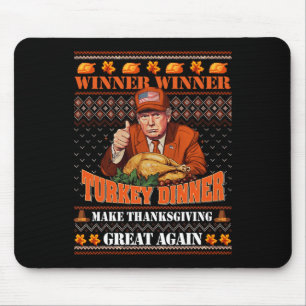 Trump Winner Grappige Winnaar Turkije Diner Thanks Muismat