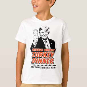 Trump Winner Grappige Winnaar Turkije Diner Thanks T-shirt