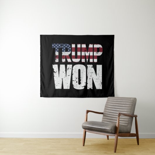 Trump wint 47e President in 2024 Wandkleed (In Situ (horizontaal))