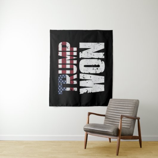 Trump wint 47e President in 2024 Wandkleed (In situ)