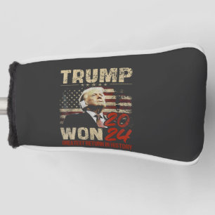 Trump wint grootste terugkeer in 2024 in de geschi golfheadcover