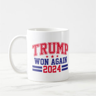 Trump wint opnieuw in 2024 koffiemok