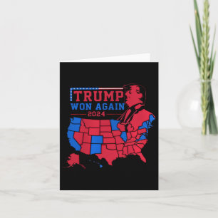 Trump wint opnieuw Red Wave-kaart van de VS in 202 Kaart