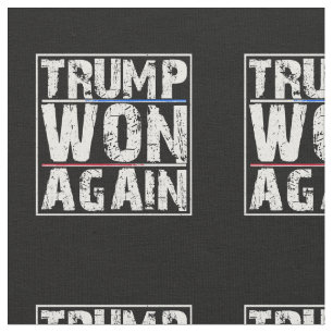 Trump wint opnieuw stof
