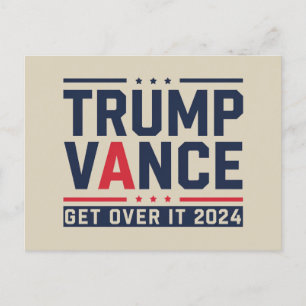 Trump wint President Trump Vance in 2024 Briefkaart