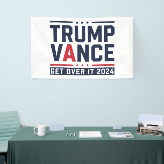 Trump wint President Trump Vance in 2024 Spandoek (Beurs)