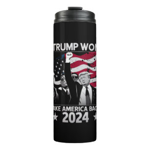 Trump Wint Weer Take America Back 2024 Thermosbeker